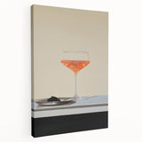 Large stretched canvas featuring a vibrant and colorful depiction of assorted fruits and vegetables.