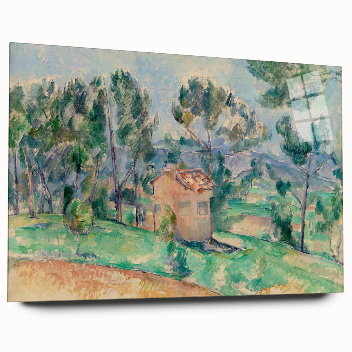 Impressionist Landscape Wall Art - Hunting Cabin in Provence by Cézanne