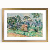 Impressionist Landscape Wall Art - Hunting Cabin in Provence by Cézanne