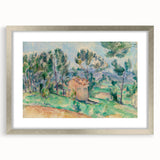 Impressionist Landscape Wall Art - Hunting Cabin in Provence by Cézanne