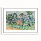 Impressionist Landscape Wall Art - Hunting Cabin in Provence by Cézanne