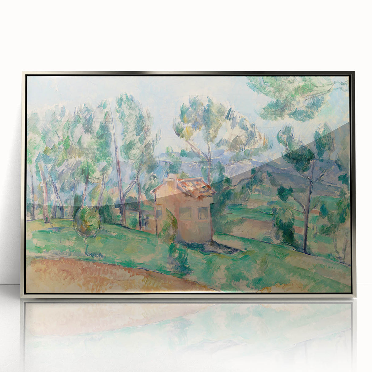 Impressionist Landscape Wall Art - Hunting Cabin in Provence by Cézanne