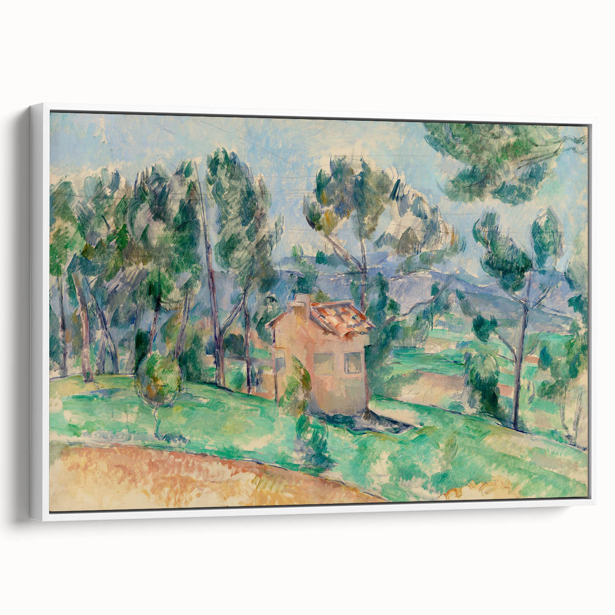 Impressionist Landscape Wall Art - Hunting Cabin in Provence by Cézanne