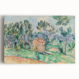 Impressionist Landscape Wall Art - Hunting Cabin in Provence by Cézanne