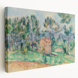 Impressionist Landscape Wall Art - Hunting Cabin in Provence by Cézanne
