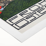 Charming Church Landscape Wall Art - Traditional Easter Decor Print