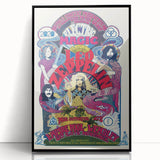 Led Zeppelin Electric Magic 1970s Poster | Retro Concert Wall Art