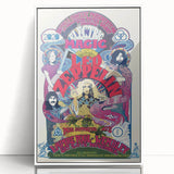 Led Zeppelin Electric Magic 1970s Poster | Retro Concert Wall Art
