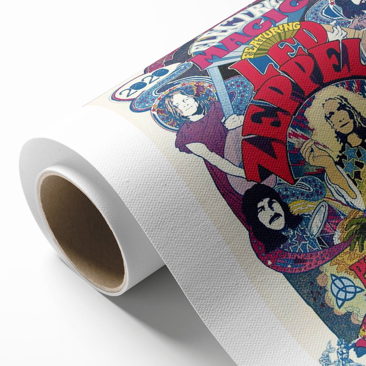 Led Zeppelin Electric Magic 1970s Poster | Retro Concert Wall Art