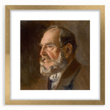 Realistic Wall Art - Portrait Study of an Elderly Man in Classical Realism