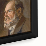 Realistic Wall Art - Portrait Study of an Elderly Man in Classical Realism