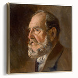 Realistic Wall Art - Portrait Study of an Elderly Man in Classical Realism