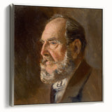 Realistic Wall Art - Portrait Study of an Elderly Man in Classical Realism