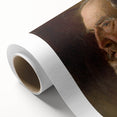 Realistic Wall Art - Portrait Study of an Elderly Man in Classical Realism