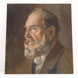 Realistic Wall Art - Portrait Study of an Elderly Man in Classical Realism