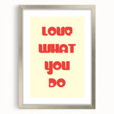 Retro Inspirational Girls Room Wall Art – Kids Room Art Print