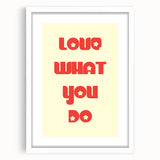 Retro Inspirational Girls Room Wall Art – Kids Room Art Print