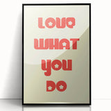 Retro Inspirational Girls Room Wall Art – Kids Room Art Print