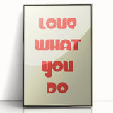 Retro Inspirational Girls Room Wall Art – Kids Room Art Print