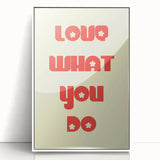 Retro Inspirational Girls Room Wall Art – Kids Room Art Print