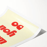 Retro Inspirational Girls Room Wall Art – Kids Room Art Print