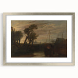 Historical Romanticism Canvas: Newark Abbey at Twilight