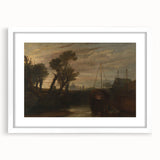 Historical Romanticism Canvas: Newark Abbey at Twilight