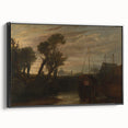 Historical Romanticism Canvas: Newark Abbey at Twilight