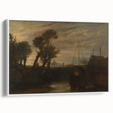 Historical Romanticism Canvas: Newark Abbey at Twilight