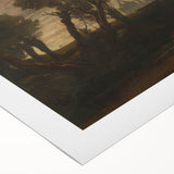 Historical Romanticism Canvas: Newark Abbey at Twilight