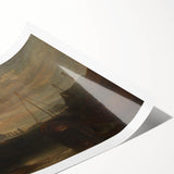 Historical Romanticism Canvas: Newark Abbey at Twilight