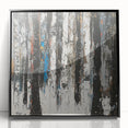 Framed Dining Room Prints – Abstract Textured Forest Art