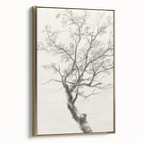 Framed canvas artwork showcasing a vibrant abstract floral design with gold accents, displayed in a modern setting to enhance interior decor.