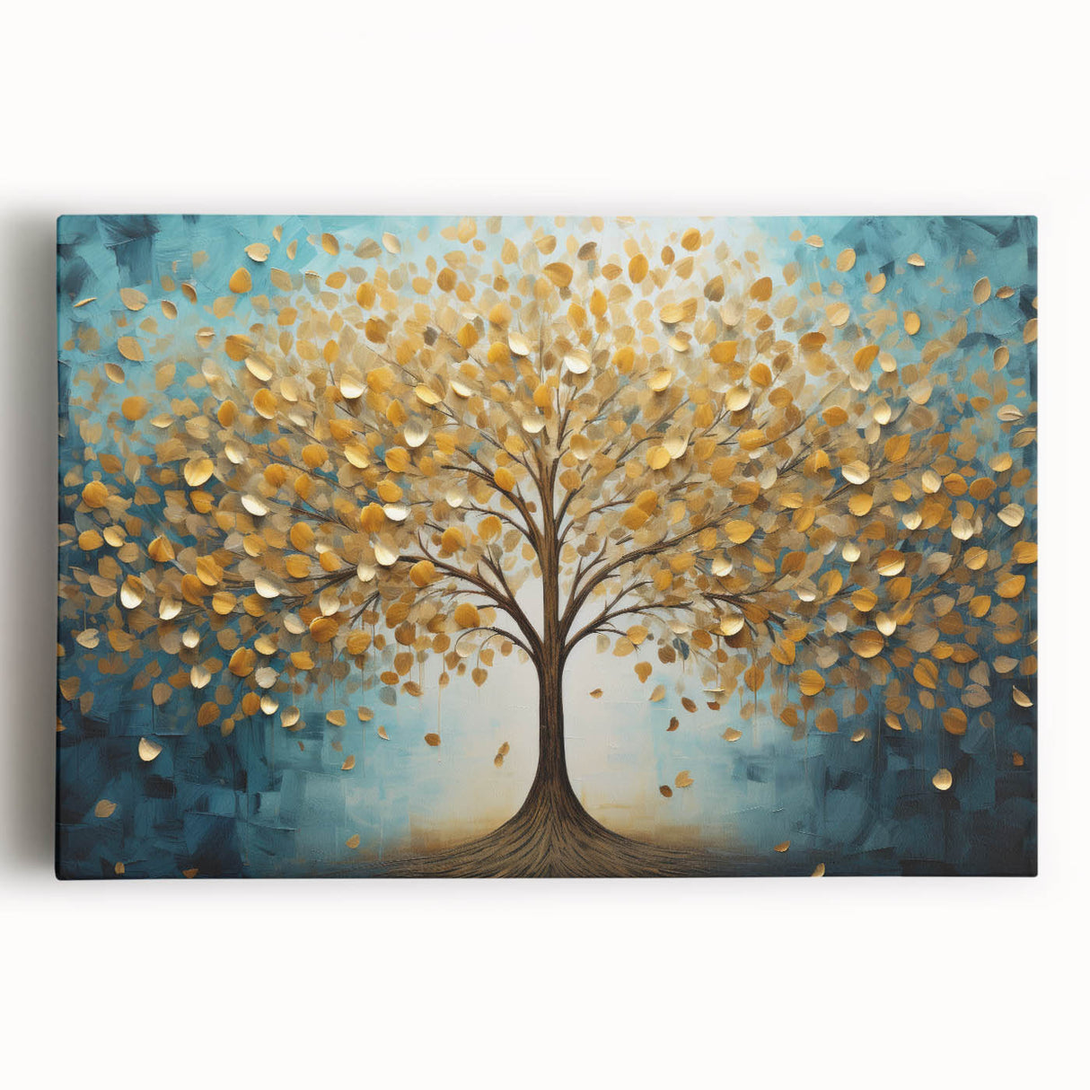 Abstract floral design on stretched canvas, showcasing vibrant colors and intricate patterns, perfect for adding a modern artistic touch to home decor.