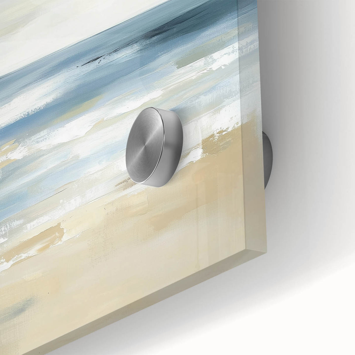 Coastal Modern Abstract Wall Art – Minimalist Ocean Canvas
