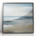 Coastal Modern Abstract Wall Art – Minimalist Ocean Canvas