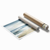Coastal Modern Abstract Wall Art – Minimalist Ocean Canvas