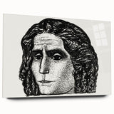 Expressionist Art - Portrait of Jean Jaurès Abstract Wall Art