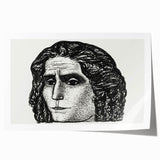 Expressionist Art - Portrait of Jean Jaurès Abstract Wall Art