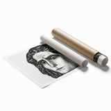 Expressionist Art - Portrait of Jean Jaurès Abstract Wall Art