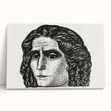 Expressionist Art - Portrait of Jean Jaurès Abstract Wall Art