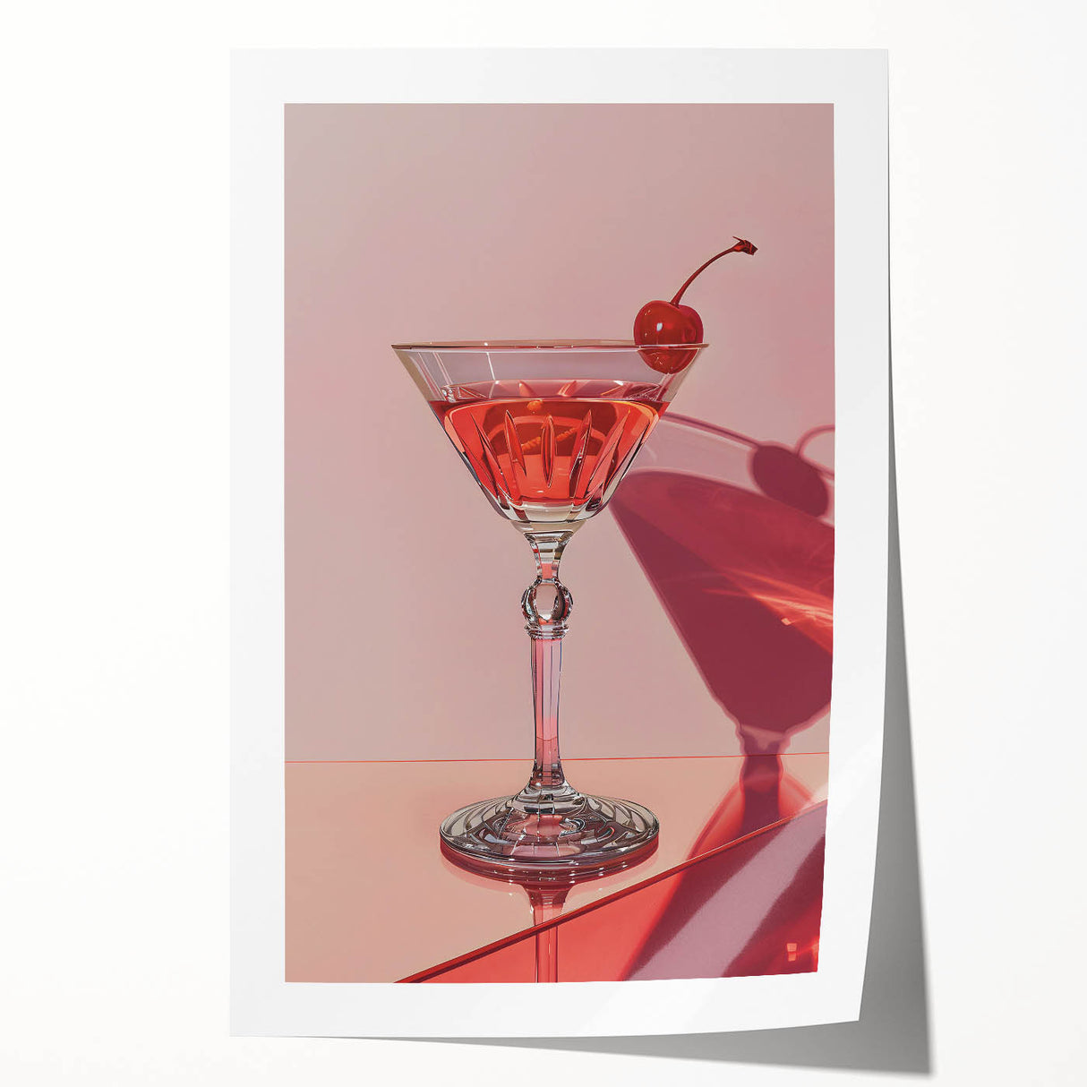 Extra large rolled print depicting colorful floral art, ideal for art wall dining room or classy bathroom decor.