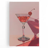 Large black and white canvas of assorted kitchen items, perfect for kitchen wall art.