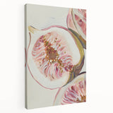 Large canvas print of assorted fruits in vibrant colors, ideal for kitchen wall art.