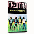 Led Zeppelin Knebworth 1979 Poster | Retro Music Wall Art