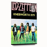 Led Zeppelin Knebworth 1979 Poster | Retro Music Wall Art