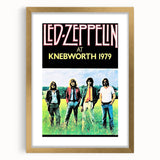 Led Zeppelin Knebworth 1979 Poster | Retro Music Wall Art