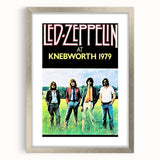 Led Zeppelin Knebworth 1979 Poster | Retro Music Wall Art