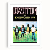 Led Zeppelin Knebworth 1979 Poster | Retro Music Wall Art