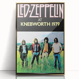 Led Zeppelin Knebworth 1979 Poster | Retro Music Wall Art